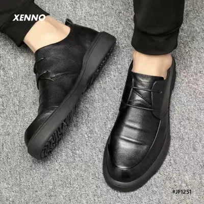 Two Layer Cowhide Leather Men's Formal Shoes